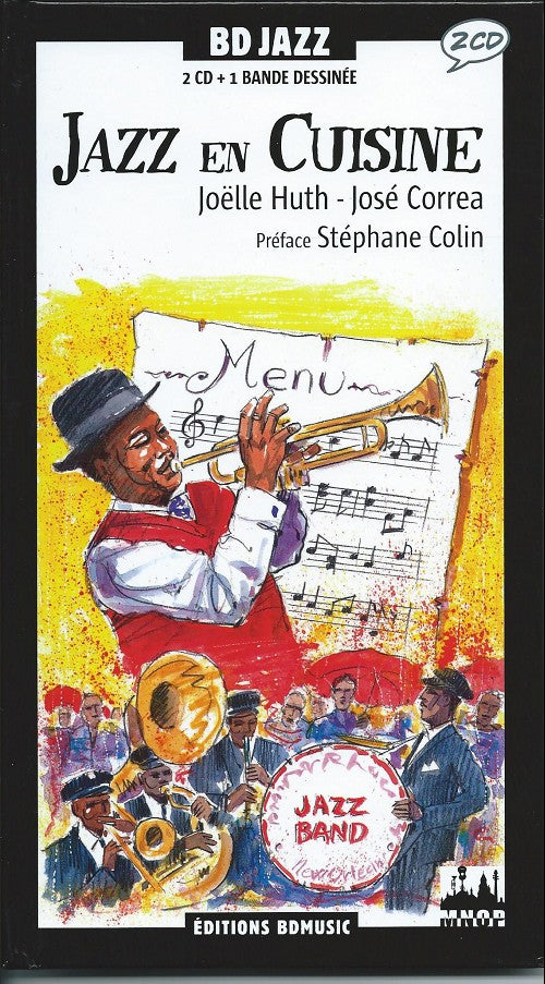 VARIOUS 2xCD BD Jazz En Cuisine (Comic Book Longbox)