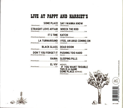 NICK WATERHOUSE CD Live At Pappy & Harriet's: In Person From The High Desert