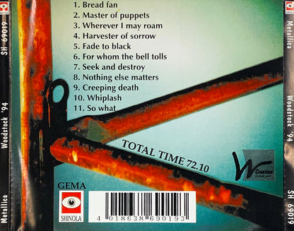 METALLICA CD Woodstock '94