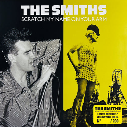 THE SMITHS 2xLP Scratch My Name On Your Arm (Yellow Colour Vinyl) PROMO EDITION