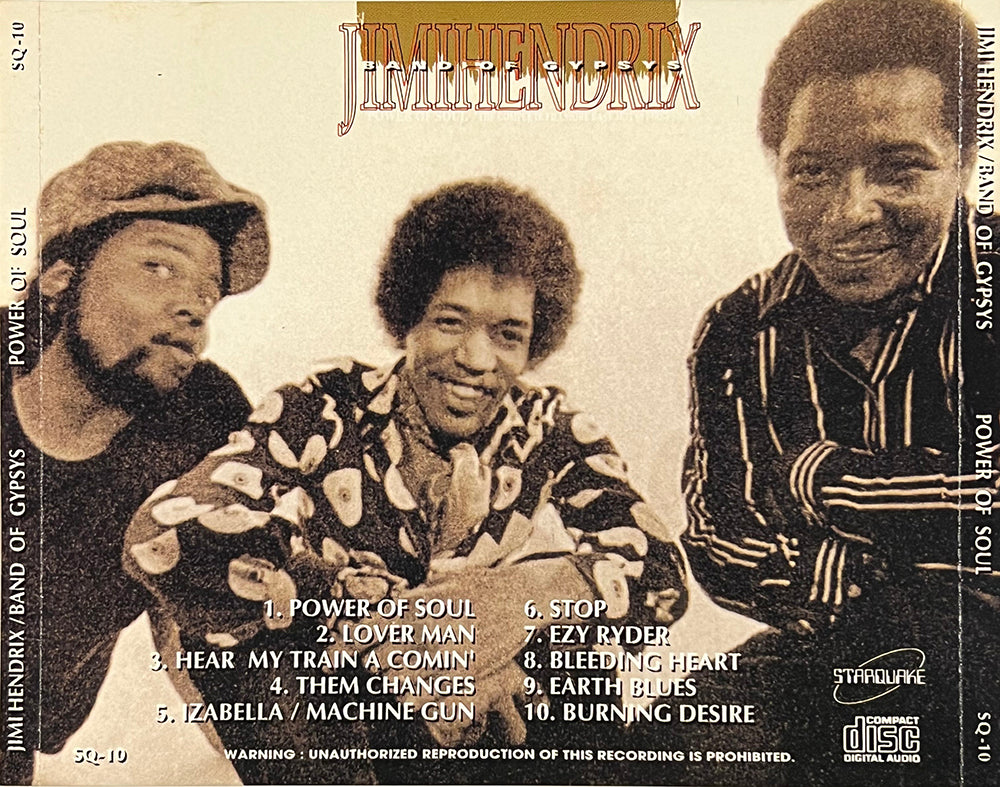 JIMI HENDRIX CD Power Of Soul - Band Of Gypsys (Japan Import)