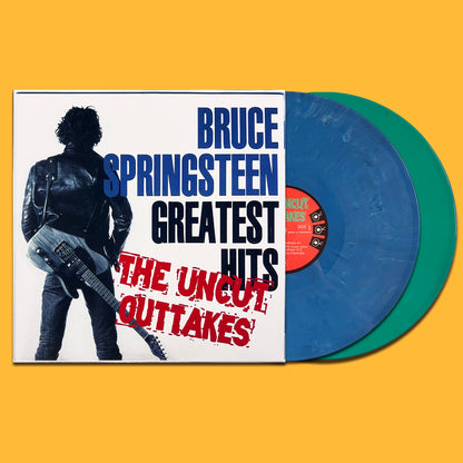 BRUCE SPRINGSTEEN 2xLP Greatest Hits The Uncut Outtakes (Green Blue) 108 Copies