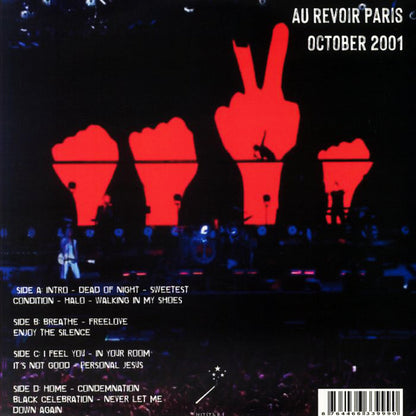 DEPECHE MODE 2xLP Au Revoir Paris (October 2001) Gatefold Cover