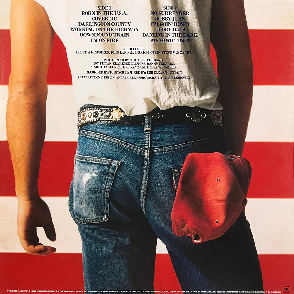 BRUCE SPRINGSTEEN LP Born In The U.S.A. (Red Coloured Vinyl)