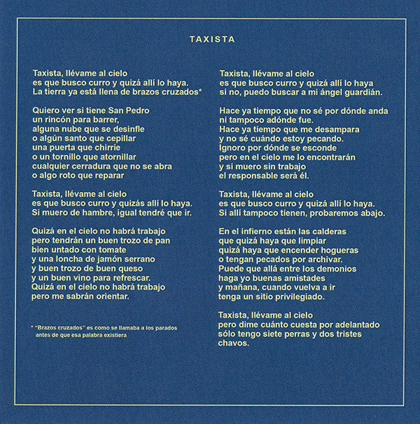 PAU RIBA 7" Taxista! Ep (Blue Translucent Coloured Vinyl)