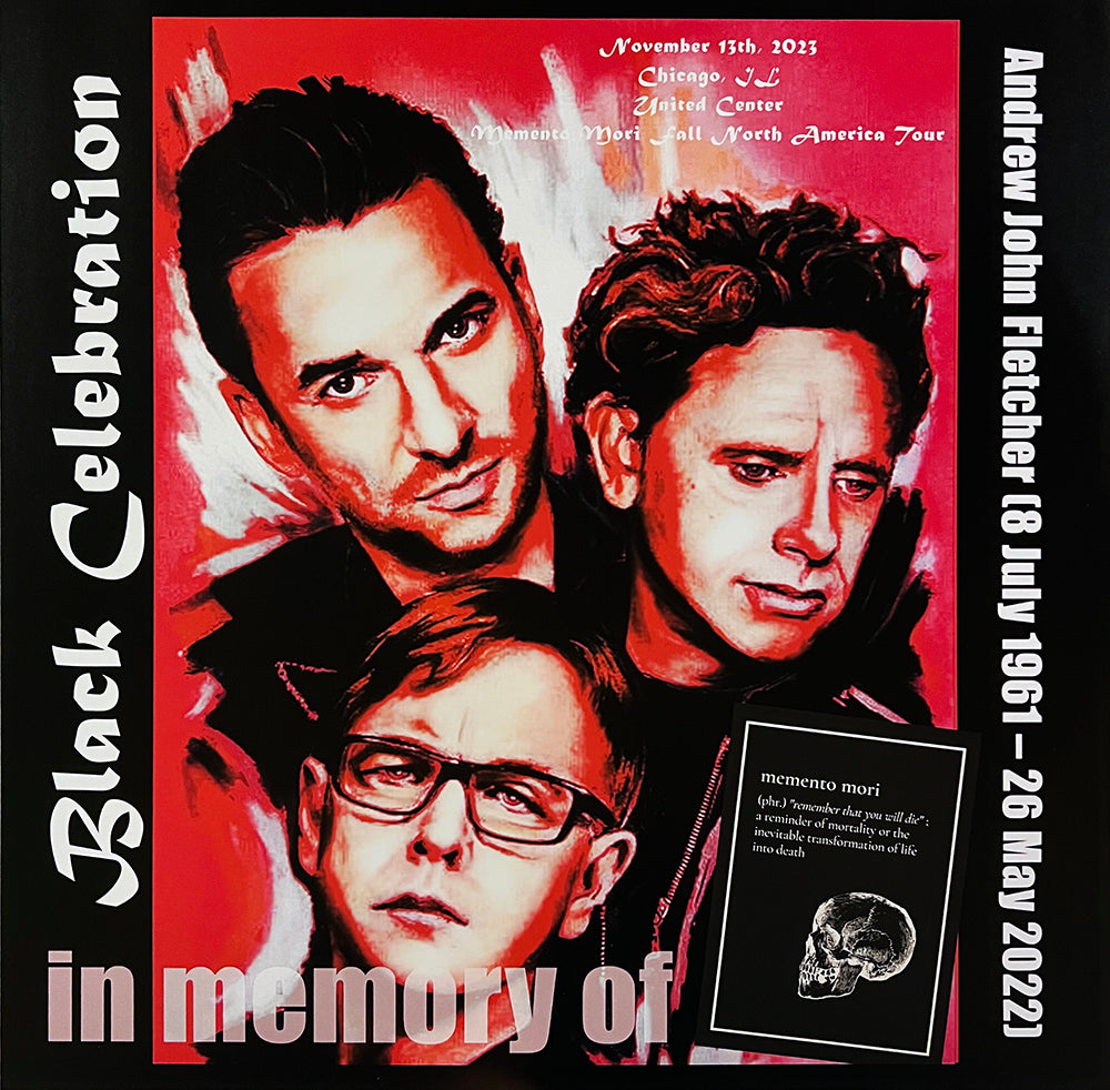 DEPECHE MODE 2xLP Black Celebration - Chicago 2023 (Red Coloured Vinyls)