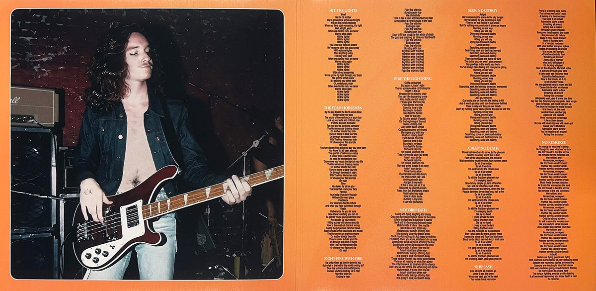 METALLICA 2xLP Broadway Jack's '83 (Orange Marble Coloured Vinyl)