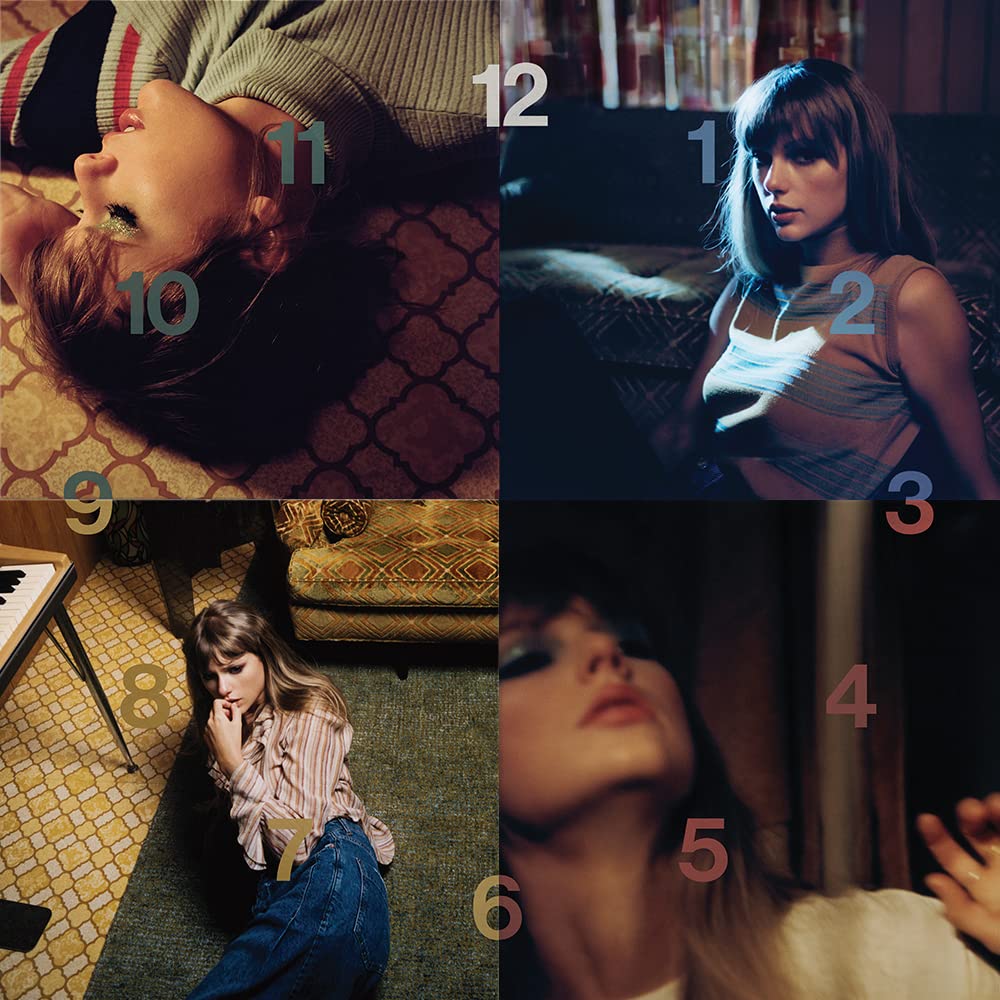 TAYLOR SWIFT LP Midnights (Jade Green Marbled Coloured Edition)