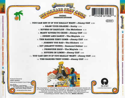 JIMMY CLIFF CD The Harder They Come - Original Soundtrack Recording