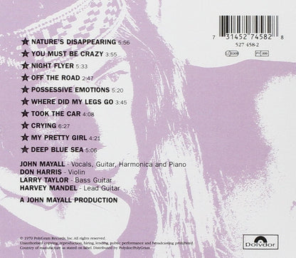 JOHN MAYALL CD USA Union