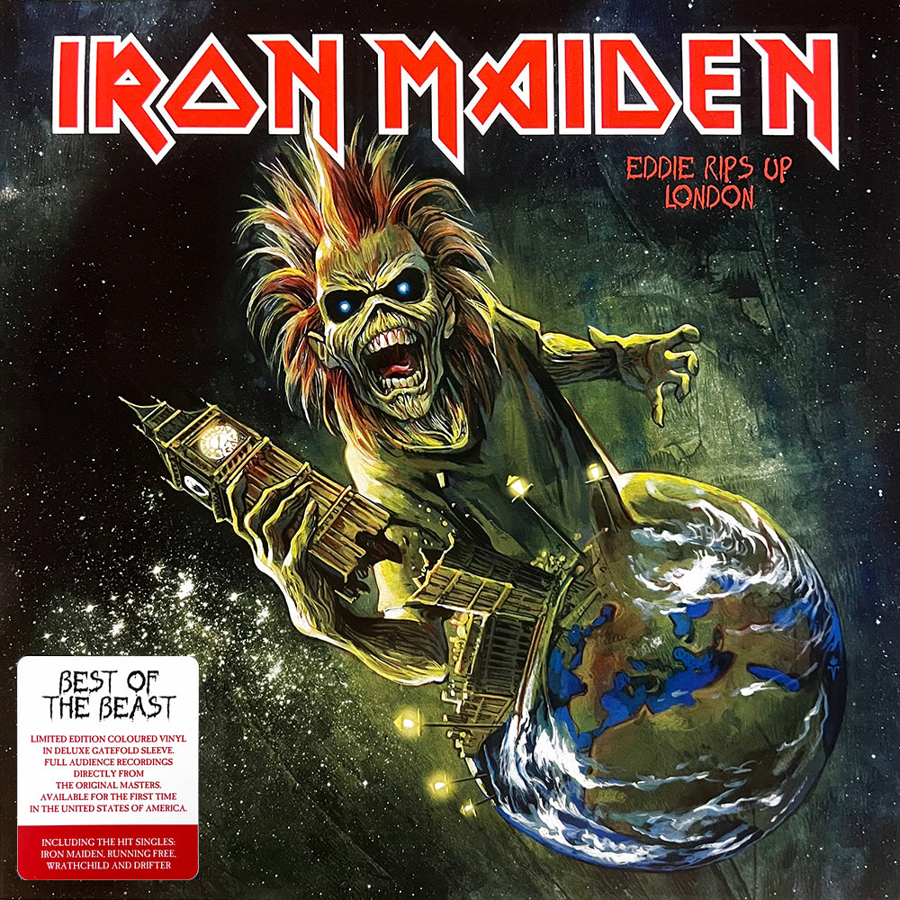 IRON MAIDEN 2xLP Eddie Rips Up London (Orange Coloured Vinyls)