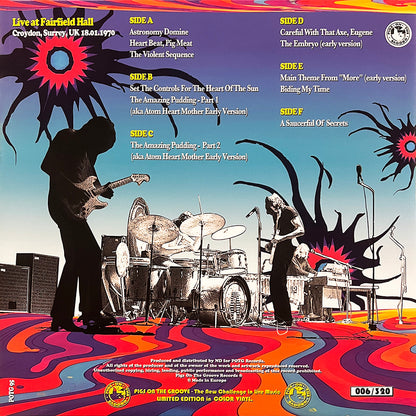 PINK FLOYD 3xLP+T-SHIRT BOX SET Amazing Croydon (Clear Coloured)