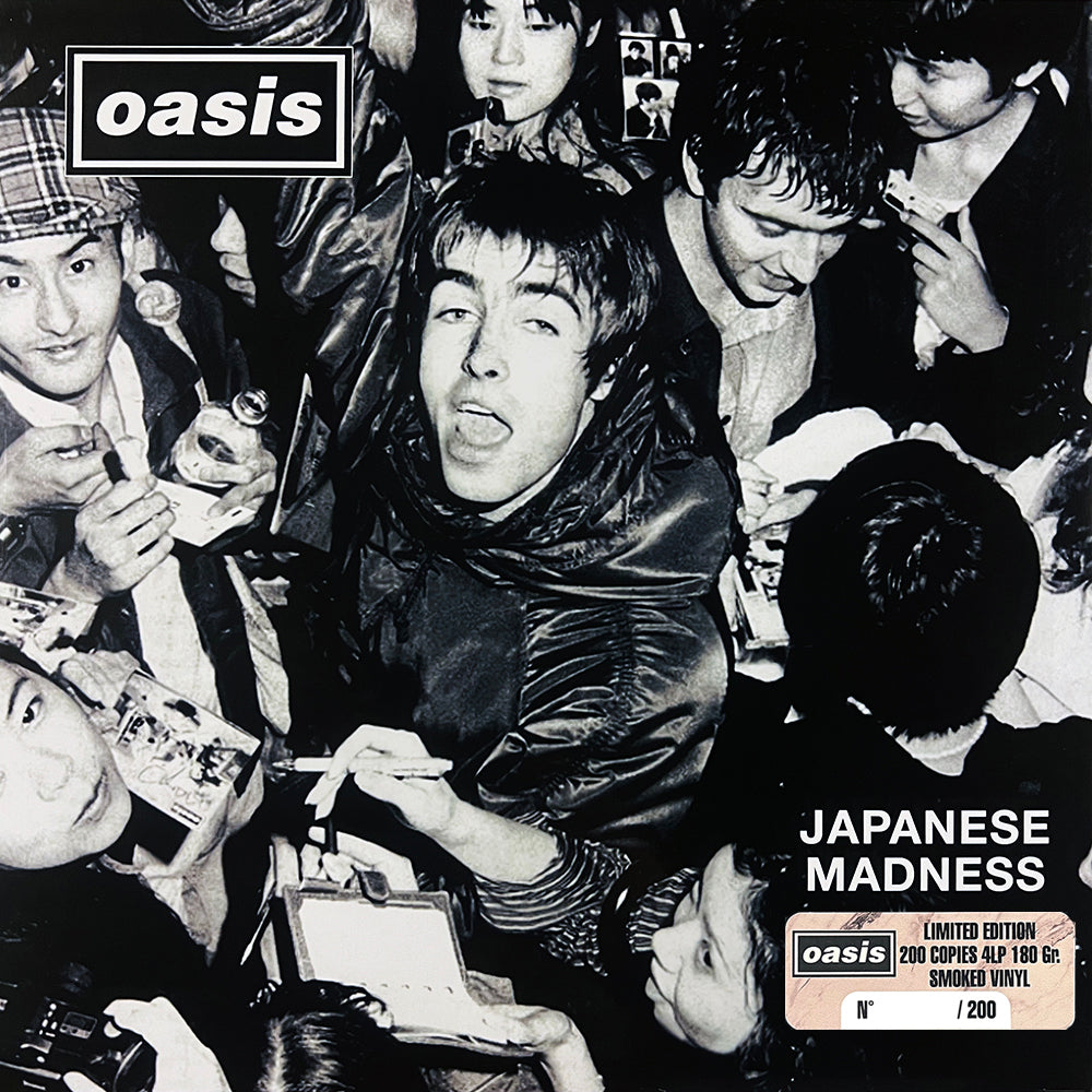 OASIS BOX SET 4xLP Japanese Madness (Smoked Coloured Vinyls) PROMO EDITION