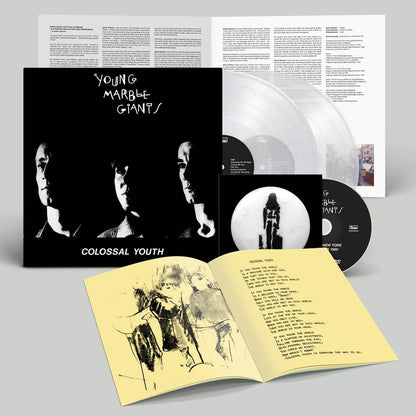 YOUNG MARBLE GIANTS 2xLP+DVD Colossal Youth Clear Vinyl Limited Special Edition