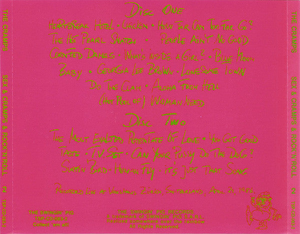 THE CRAMPS 2xCD Sex & Cramps & Rock 'N' Roll (Deluxe Fat Box)