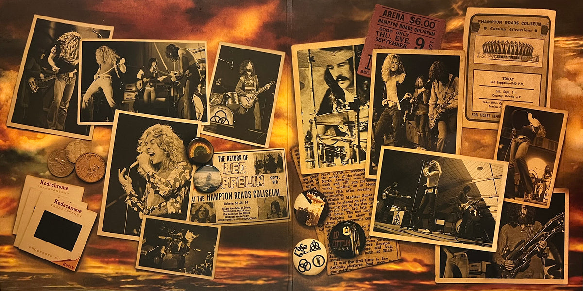 LED ZEPPELIN 2xLP Hampton 1971 (Orange Red Coloured Vinyl)