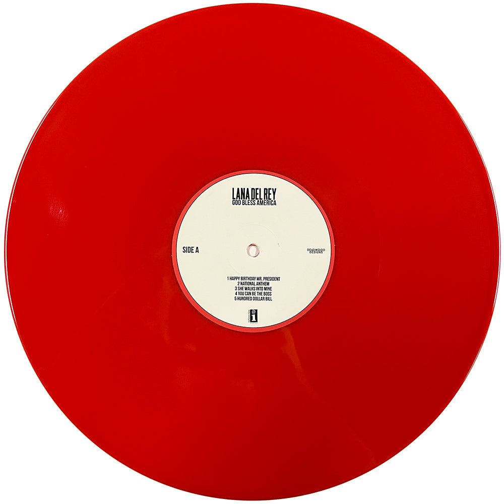 LANA DEL REY 2xLP God Bless America (Red & Blue Coloured Vinyls) with Poster