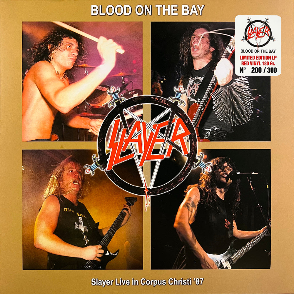 SLAYER LP Blood On The Bay - Live In Corpus Christi ’87 (Red Colour 300 Copies)