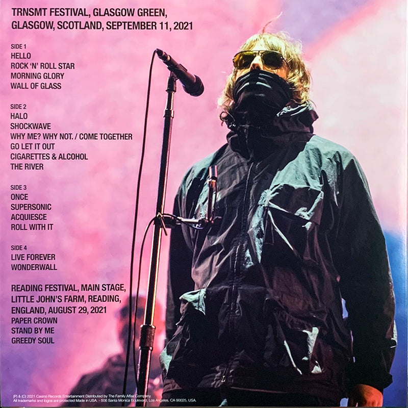 LIAM GALLAGHER 2xLP+CD You Can’t Beat Glasgow (Yellow Blue Marbled Mixed Colour)
