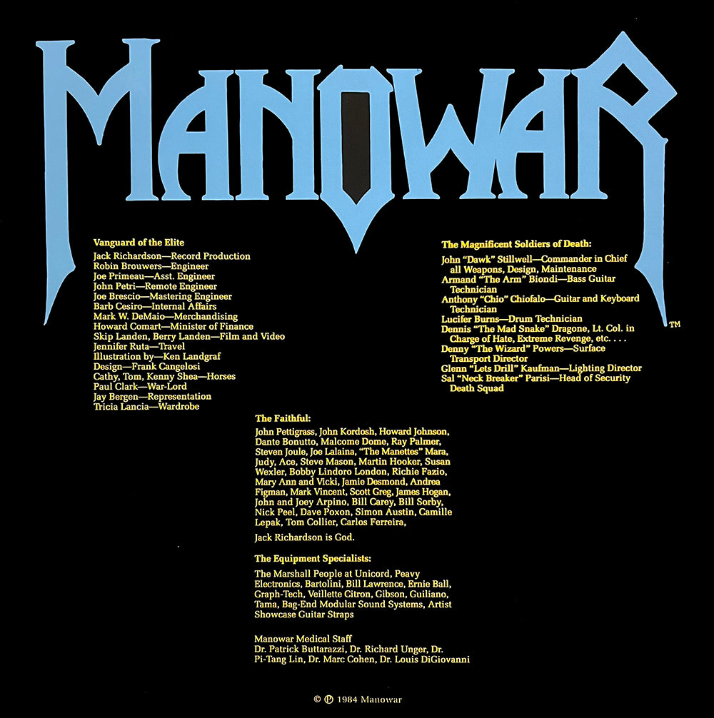 MANOWAR LP Hail To England (Purple Coloured Vinyl) with Insert