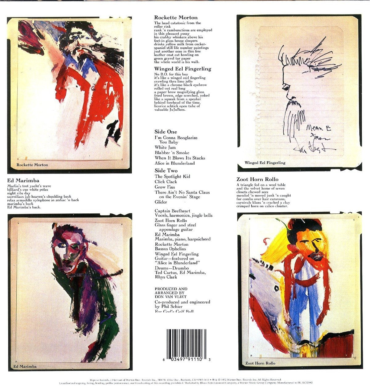 CAPTAIN BEEFHEART LP The Spotlight Kid