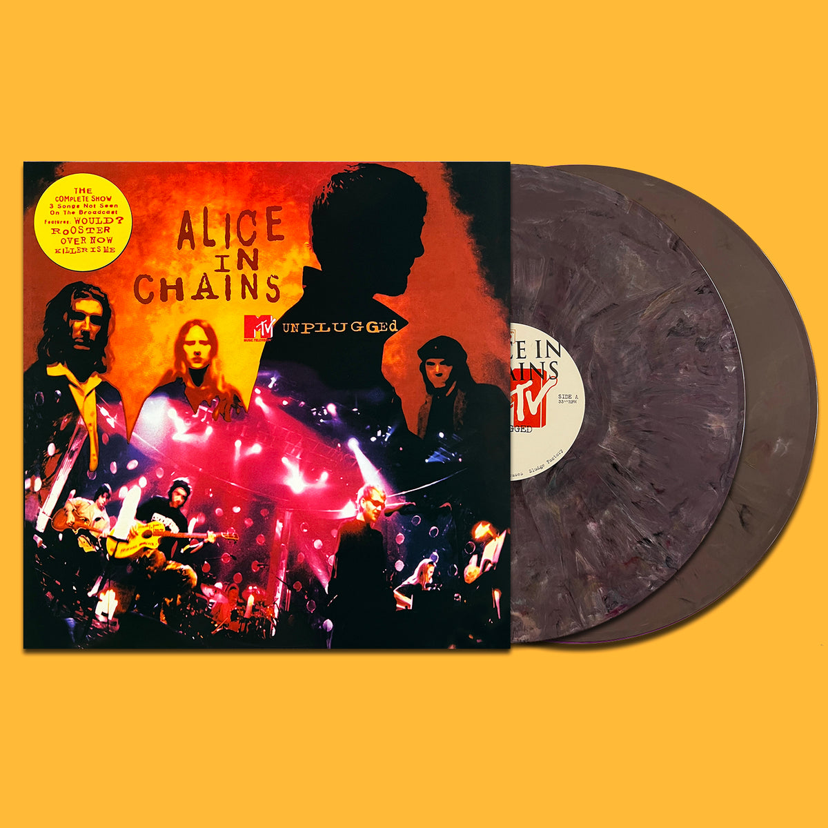 ALICE IN CHAINS 2xLP MTV Unplugged (Grey Marbled Coloured Vinyls)
