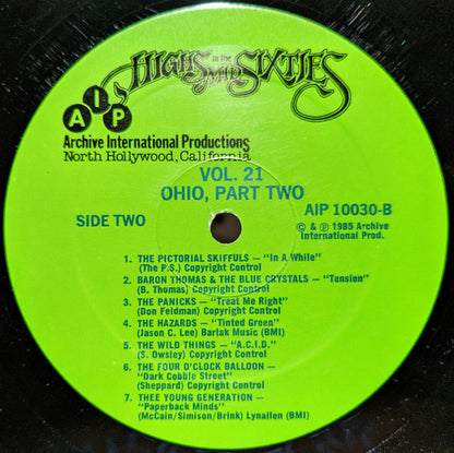 VARIOS LP Highs In The Mid Sixties Volume 21: Ohio Part 2