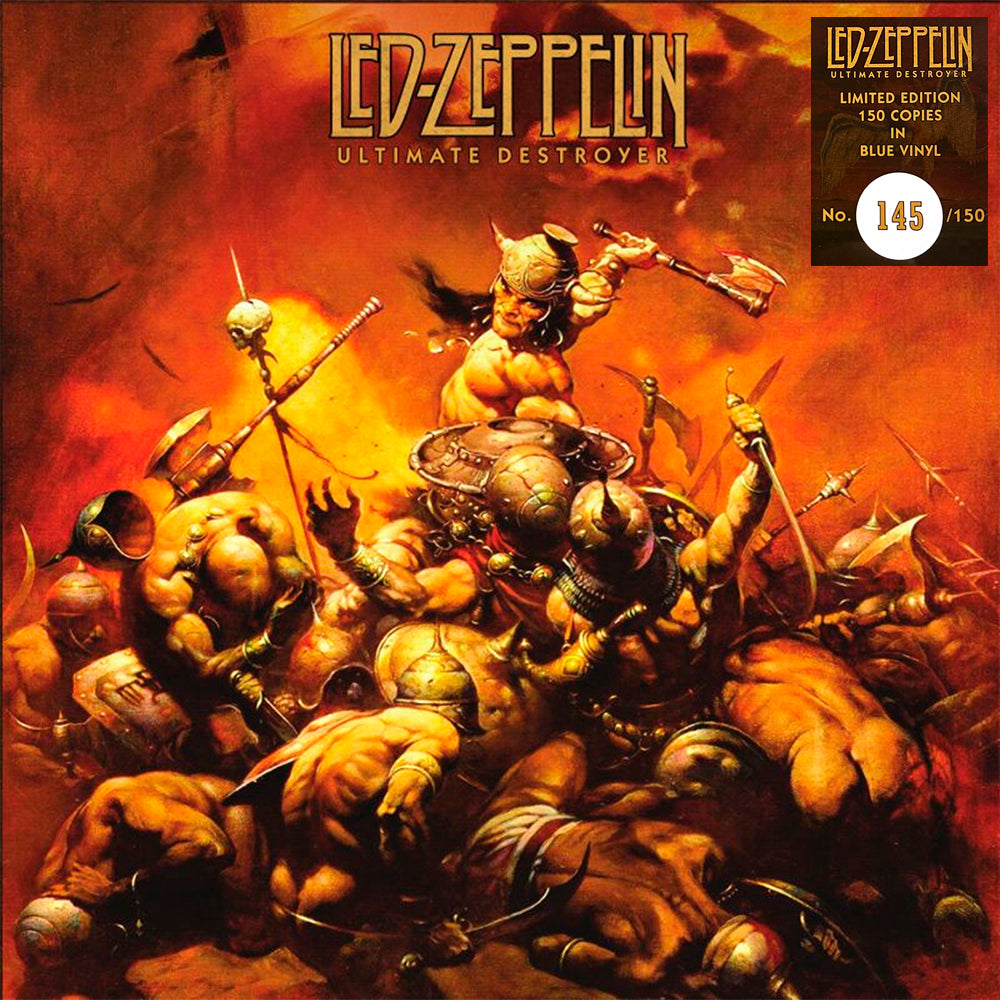 LED ZEPPELIN 4xLP BOX SET Ultimate Destroyer (Blue Coloured Vinyls)