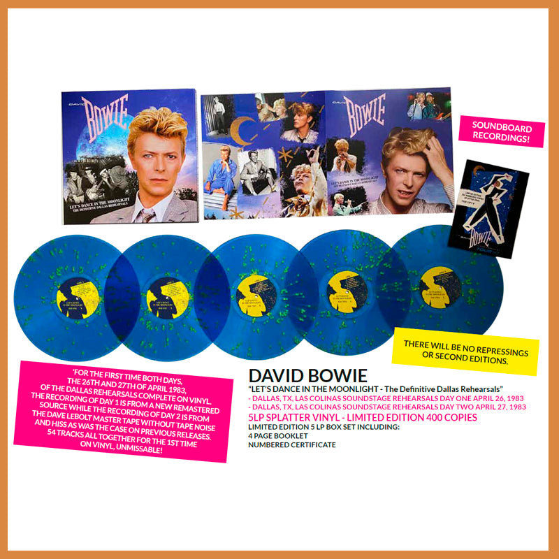 DAVID BOWIE 5xLP BOX SET Let’s Dance In The Moonlight (Splatter Coloured Vinyls)