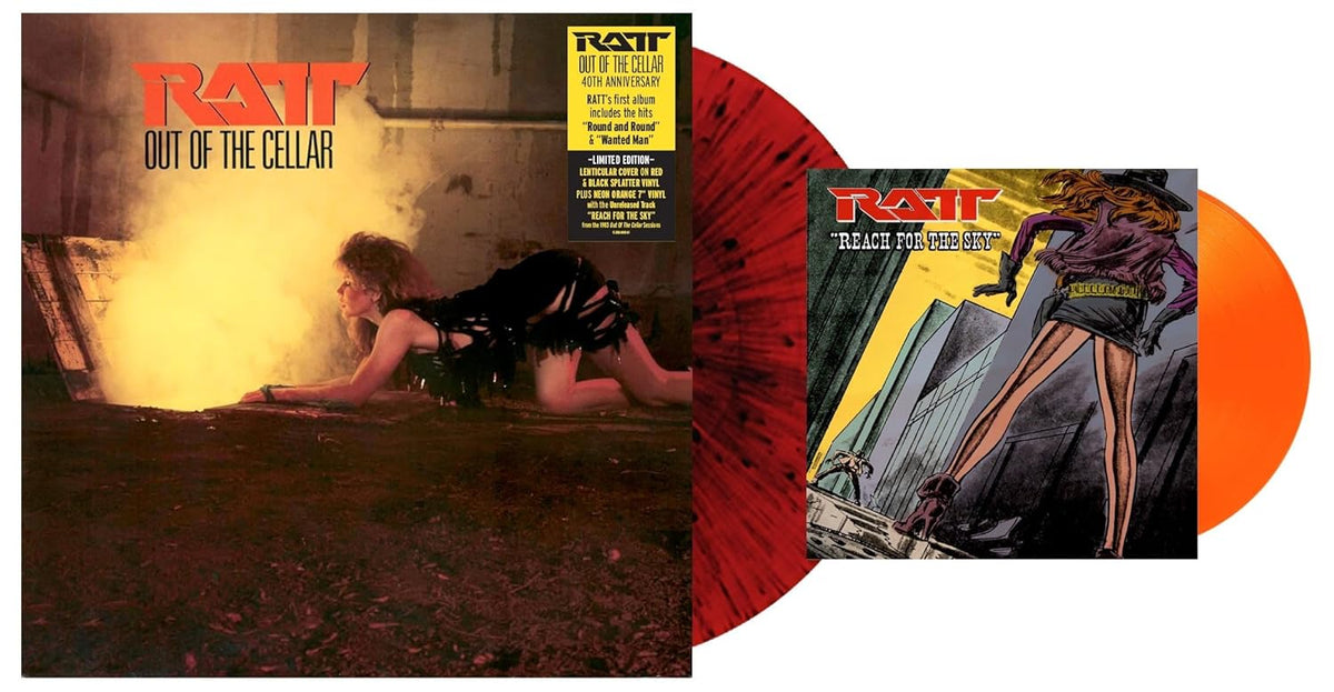 Ratt - Out Of THe Cellar + single - 7" - Color