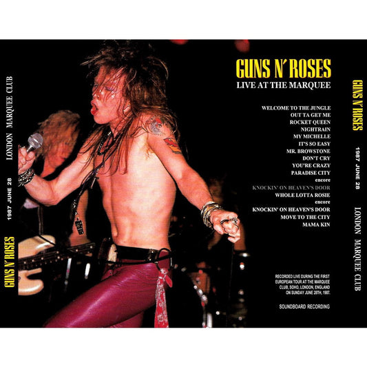 Guns N' Roses - Live At The Marquee - CD
