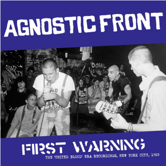 Agnostic Front - First Warning (The United Blood Era Recordings, New York City, 1983) - LP - Color
