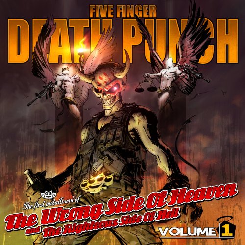Five Finger Death Punch - The Wrong Side Of Heaven and The Righteous Side Of Hell - 2xCD - CDs Muy Buen Estado / Portada Muy Buen Estado (VG+/VG+)