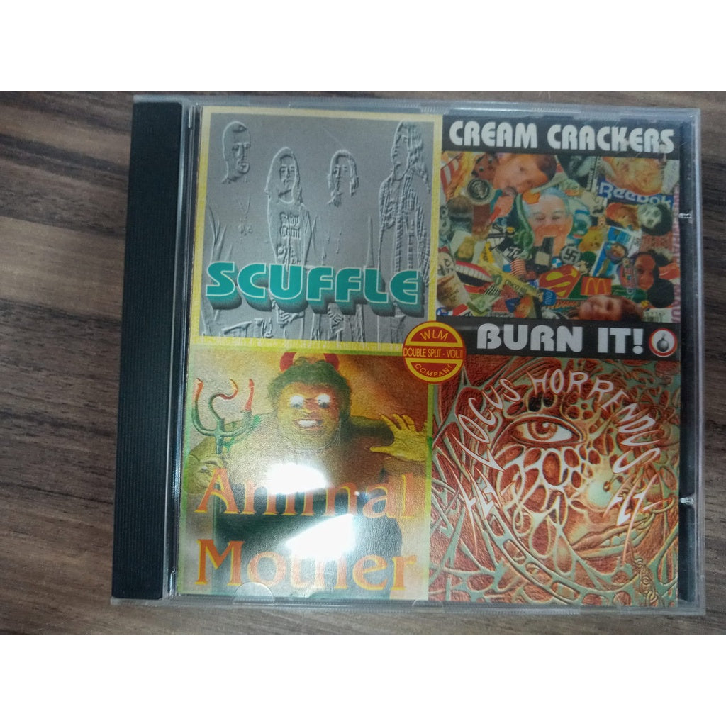 Scuffle - Cream Crackers - Animal Mother - Locus Horrendus ‎– Double Split Vol. 2 - CD - Muy Buen Estado / Very Good Condition (VG+ / M-)