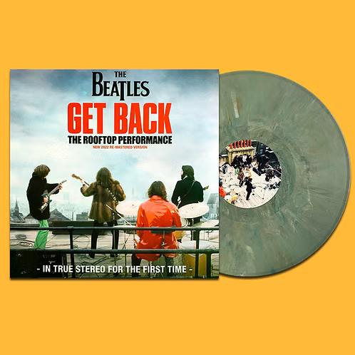 BEATLES LP Get Back - The Rooftop Performance (Marbled Colored) Remastered