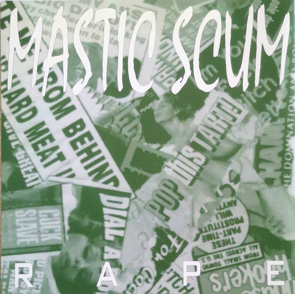Mastic Scum / Clotted Symmetric Sexual Organ – Rape / Clitto's Special Hits Cover '99 - 7" - 1998 - Ohne Maulkorb Production - Vinyl Like New / Cover Like New (M-/M-)