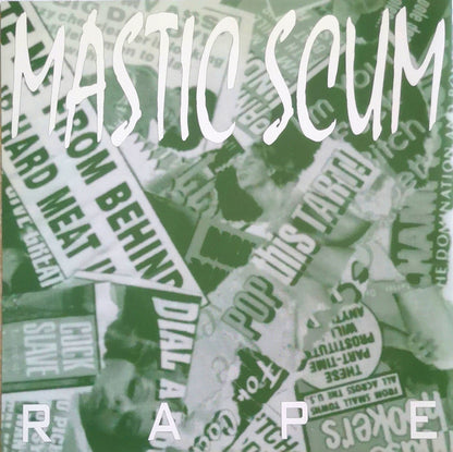 Mastic Scum / Clotted Symmetric Sexual Organ – Rape / Clitto's Special Hits Cover '99 - 7" - 1998 - Ohne Maulkorb Production - Vinyl Like New / Cover Like New (M-/M-)