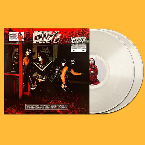 KISS 2xLP Unleashed To Kill (Crystal Coloured Vinyls 300 Copies) PROMO