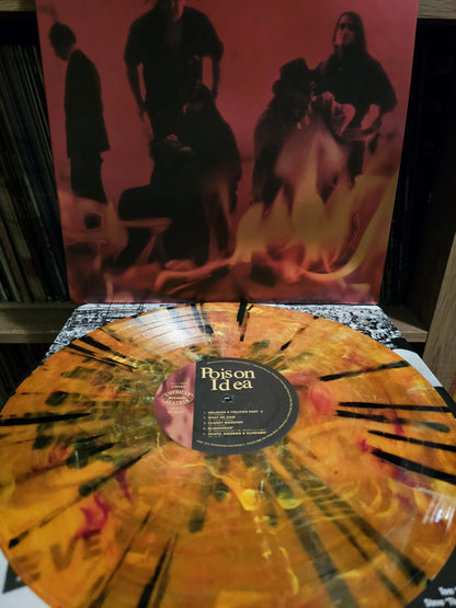Poison Idea – We Must Burn - LP - Orange/Black Splatter - 1993 - Tim/Kerr Records – TK 9312046 - Muy Buen Estado / Very Good Condition (M- / VG+)