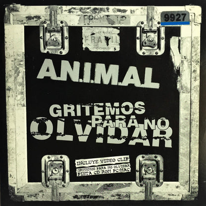 A.N.I.M.A.L. – Gritemos Para No Olvidar - CD, Single - 2001 - Warner Music Manufacturing Europe – PR02833 - CD Muy Buen Estado (VG+) / Portada Muy Buen Estado (VG+)