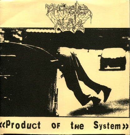 Stand Against / Excreted Alive – Stand Against / «Product Of The System» - 7" - 1998 - Dry Retch – D.R. 003 - Vinyl Near Mint / Sleeve Very Good Plus (M-/VG+).