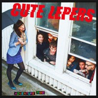 Cute Lepers - Adventure Time (LP, Album, RP, Rofo / Red)