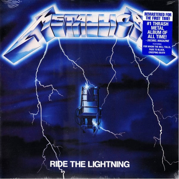 Metallica – Ride The Lightning - LP - 2016 - Blackened – 00602547885241 - NEW / SEALED.