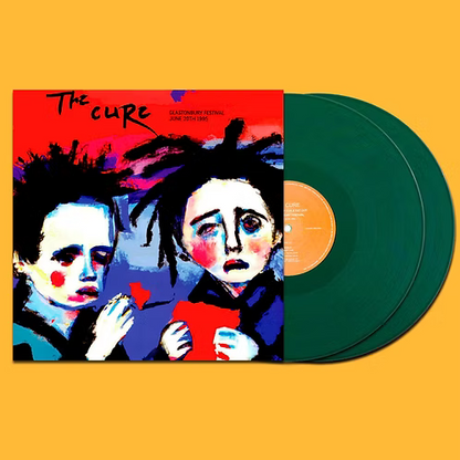 THE CURE 2xLP Glastonbury Festival June 20th 1995 (Green Colored Vinyl)