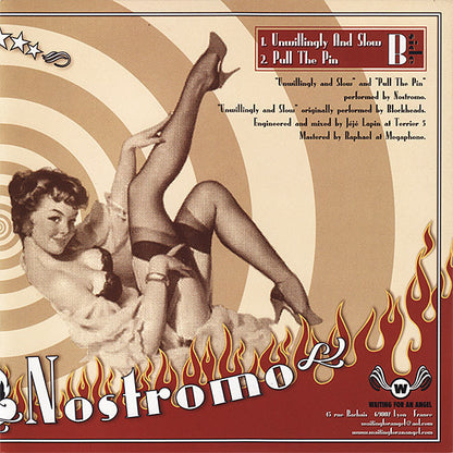 Nostromo / Blockheads ‎– Nostromo / Blockheads - 7" - 2002 - Shogun Records ‎– SHOGUN-07, Waiting For An Angel ‎– WFA015 - Like New / Like New (M- / M-)