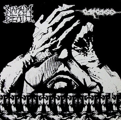 Napalm Death / Carcass – Napalm Death / Carcass - LP - Color - Live In Cardiff 1988 + Live At Planet X Liverpool 1987 - USED (M- / VG+)
