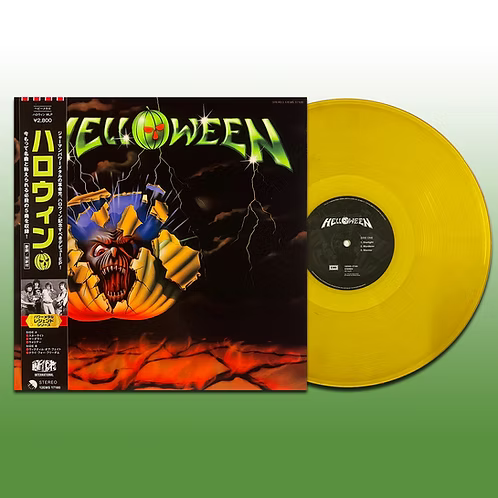 HELLOWEEN LP Helloween (Yellow Translucid Colour) with OBI