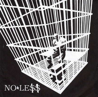 No Le$$ ‎– Boxed In - 7" - Red Translucent - 1997 - Slap A Ham Records ‎– #41 - Very Good Condition (M- / VG+)