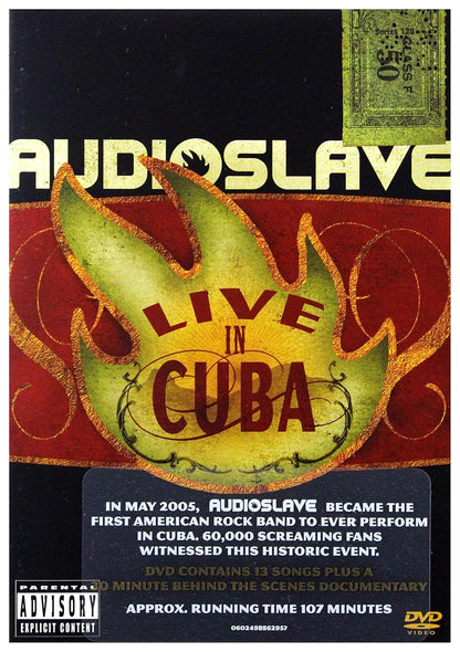 Audioslave – Live In Cuba - DVD - Like New (M- / M-)