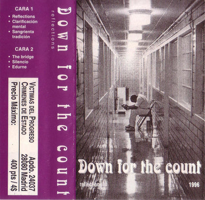 Down For The Count – Reflections - Cassette - 1996 - Víctimas Del Progreso - Crímenes De Estado